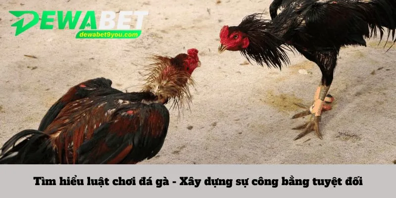 Tìm hiểu luật chơi đá gà - Xây dựng sự công bằng tuyệt đối