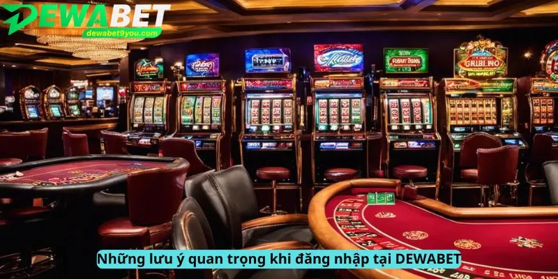 Các lưu ý quan trọng