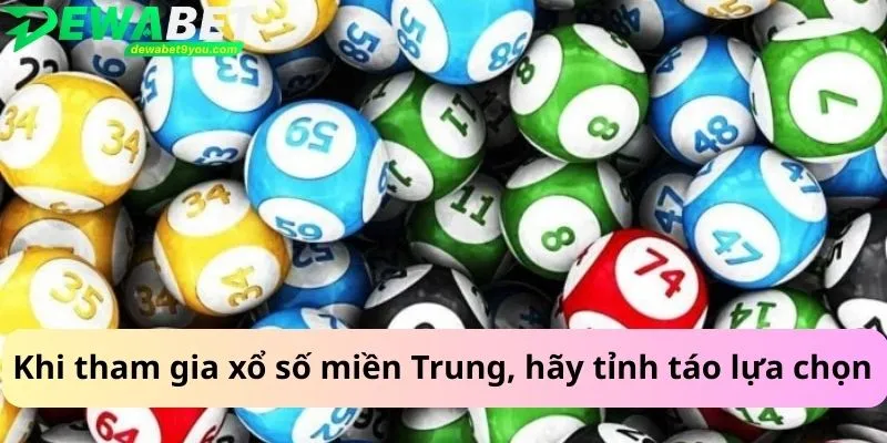 Khi tham gia xổ số miền Trung, hãy tỉnh táo lựa chọn