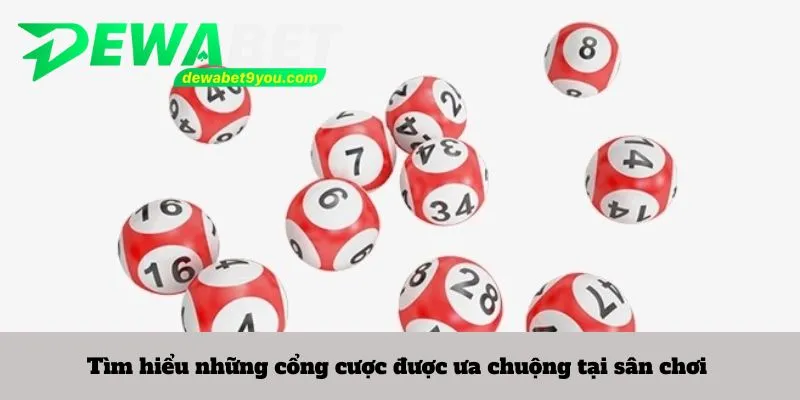Tìm hiểu những cổng cược được ưa chuộng tại sân chơi 