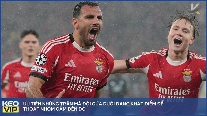 Ưu tiên những trận mà đội cửa dưới đang khát điểm để thoát nhóm cầm đèn đỏ, vì khả năng thắng kèo Handicap thường rất cao